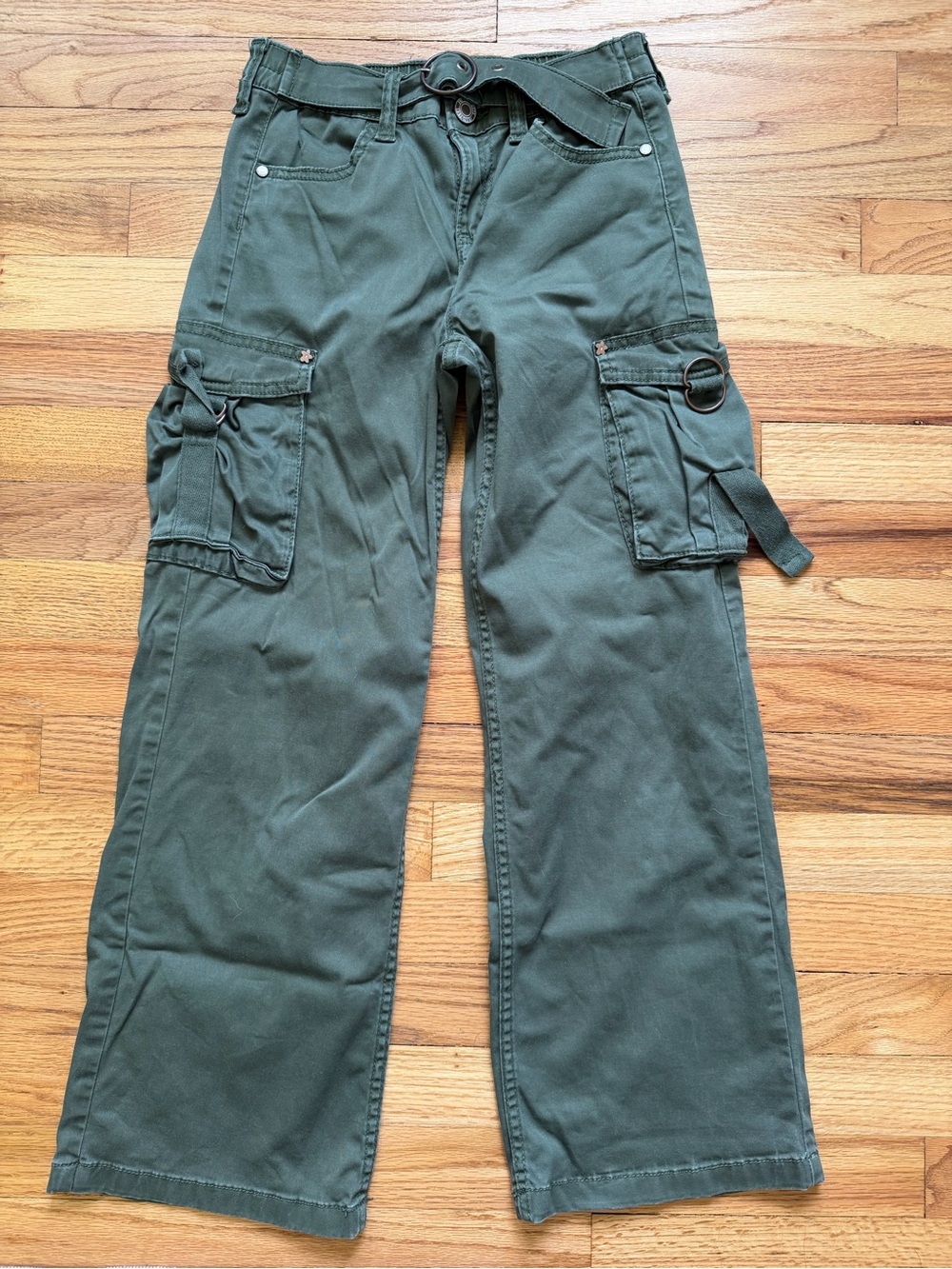 Limited Too Olive Green Girls' Casual Cargo Pants Size 10